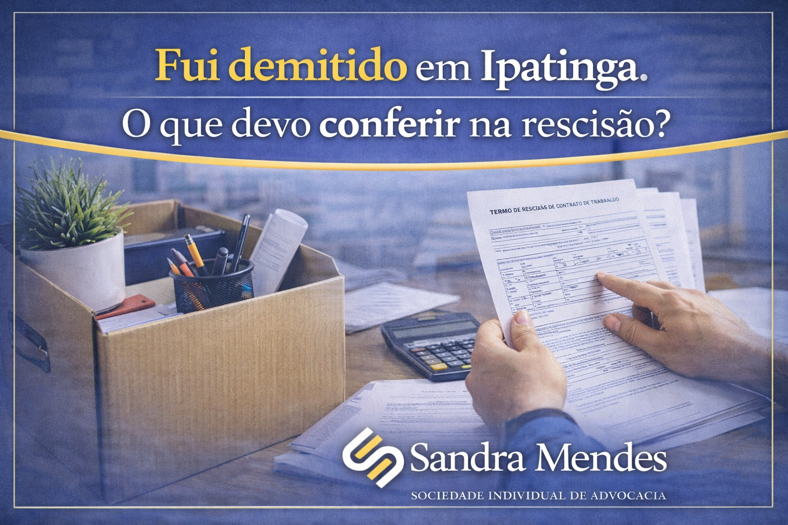 Fui demitido em Ipatinga. O que devo conferir na rescisão?